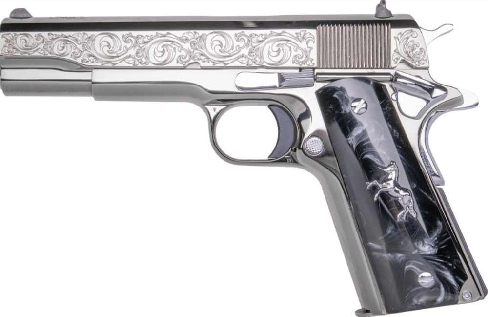 COLT 1911 WARHORSE .45 BY CUSTOM AND COLLECTIBLE FIREARMS (293/300)-img-2