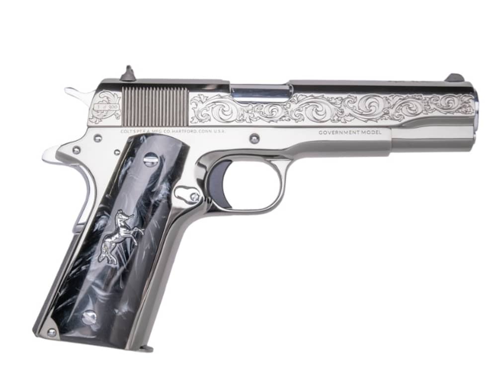 COLT 1911 WARHORSE .45 BY CUSTOM AND COLLECTIBLE FIREARMS (293/300)-img-1