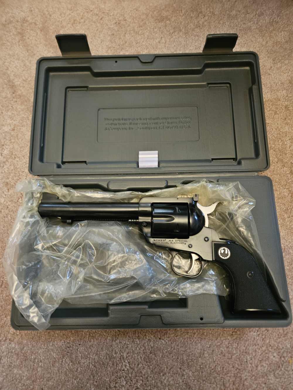 Ruger New Model Blackhawk .44 Special Blued Flat Top Rare Talo? -img-0
