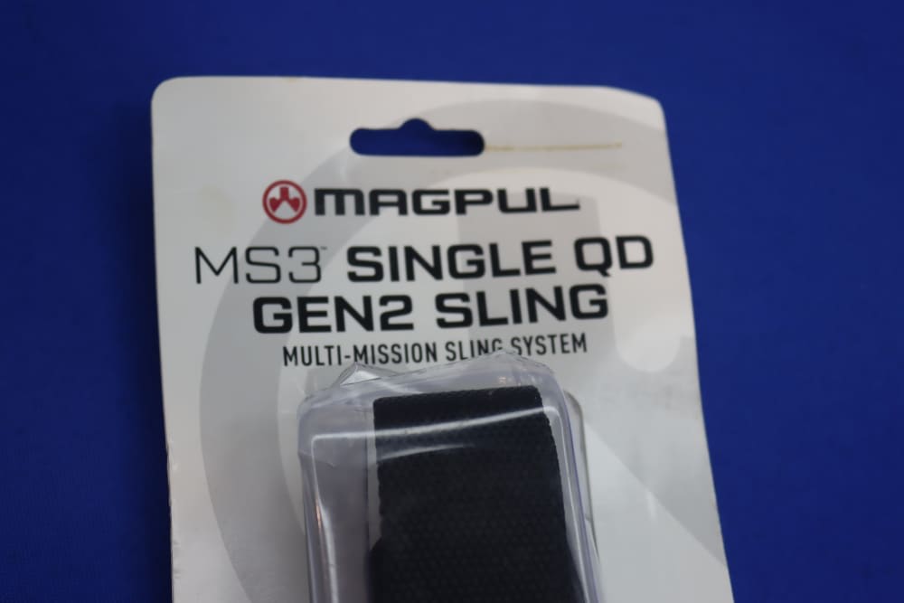 Magpul MS3 Single QD GEN2 Rifle Sling MAG515 Black ADJ Tactical Gun System -img-1