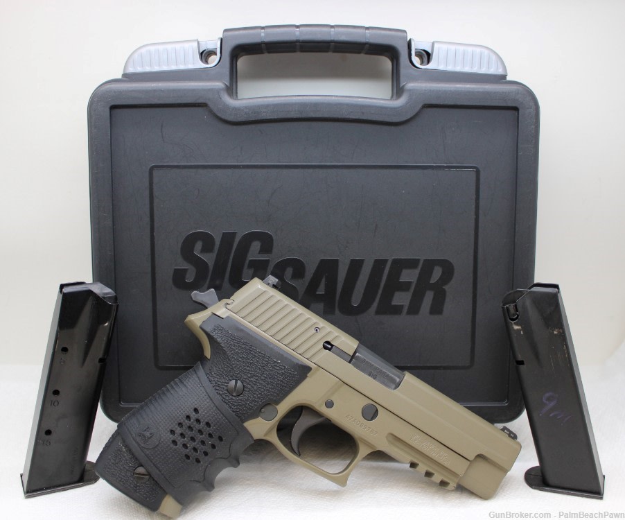 SIG SAUER P226 MK-25-D 9mm Pistol with 2 Mags in Or. Case-img-1