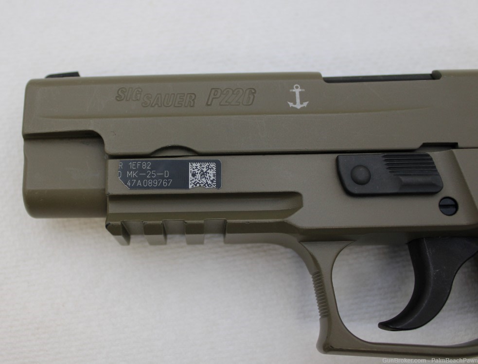 SIG SAUER P226 MK-25-D 9mm Pistol with 2 Mags in Or. Case-img-8