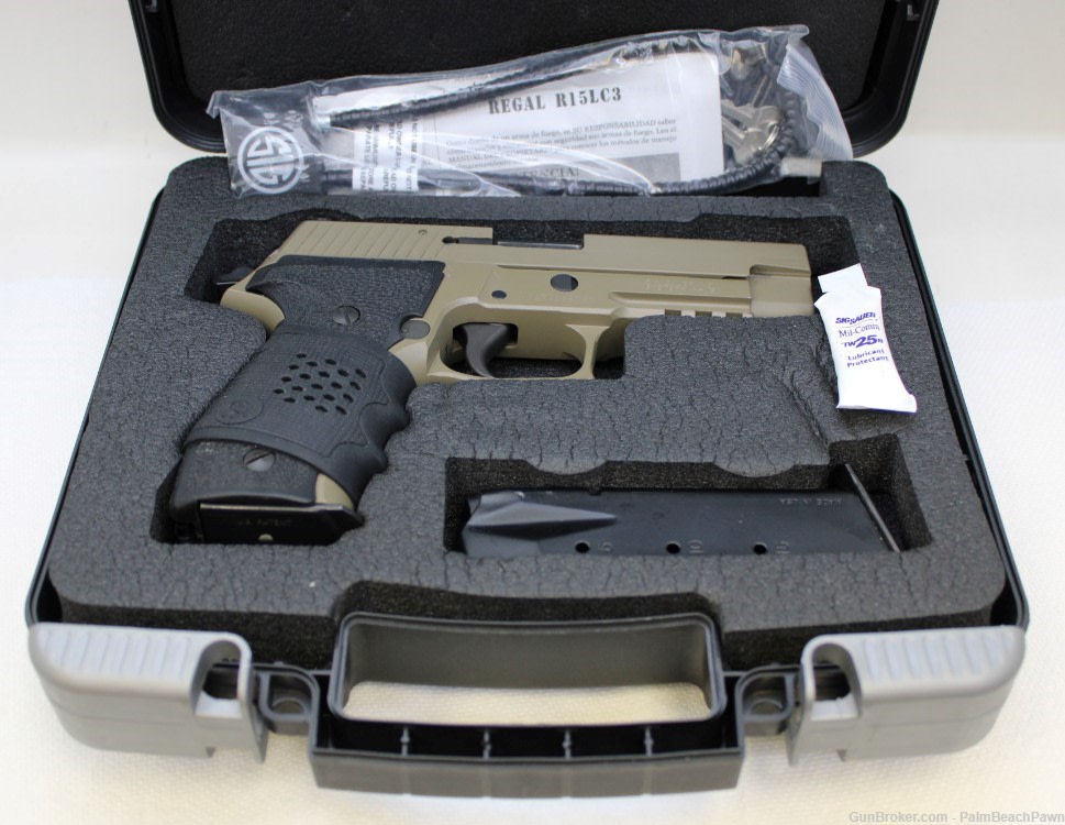 SIG SAUER P226 MK-25-D 9mm Pistol with 2 Mags in Or. Case-img-2