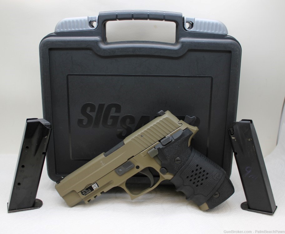 SIG SAUER P226 MK-25-D 9mm Pistol with 2 Mags in Or. Case-img-12