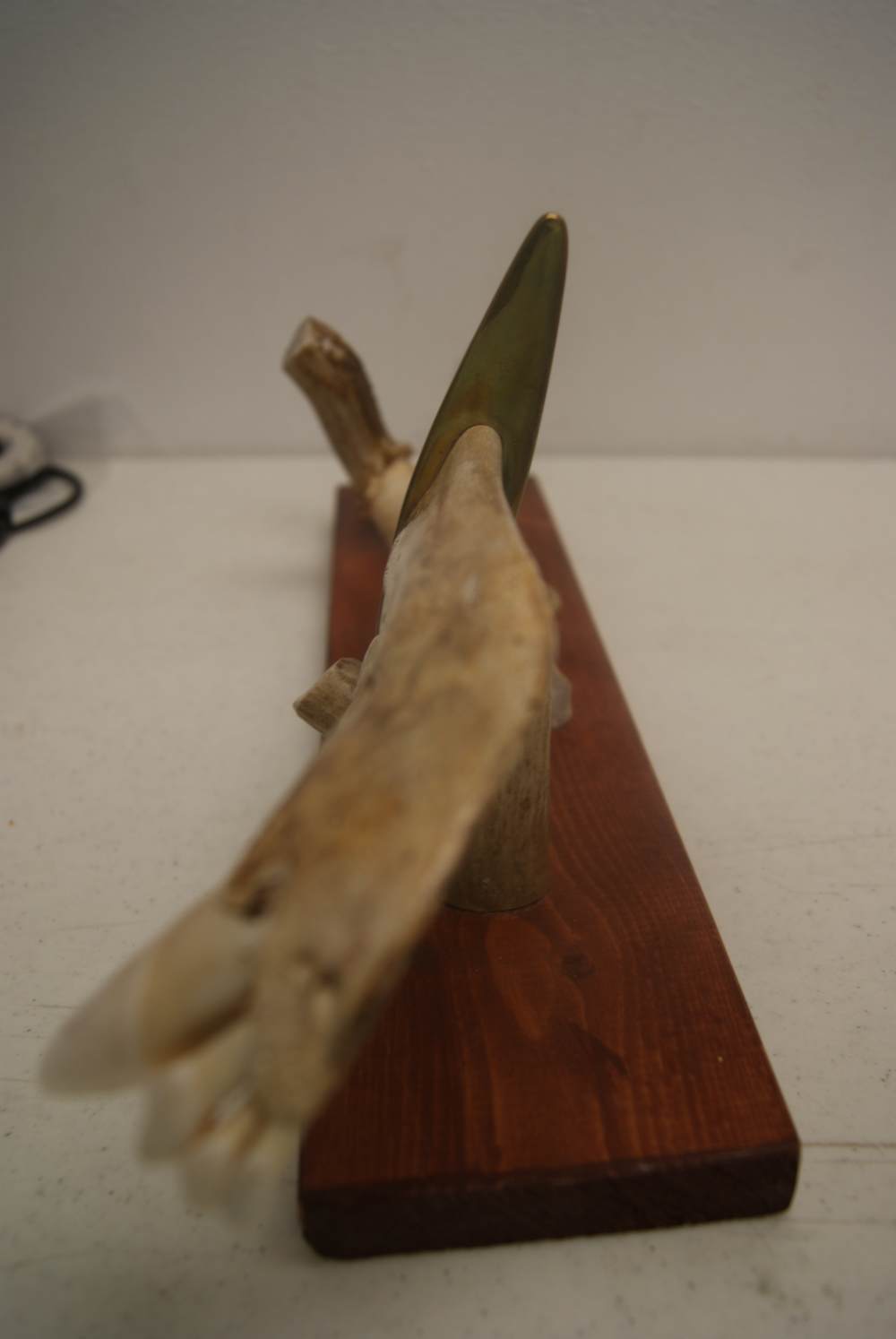 HAND MADE HUNTING KNIVE WITH JAW HANDLE-img-8