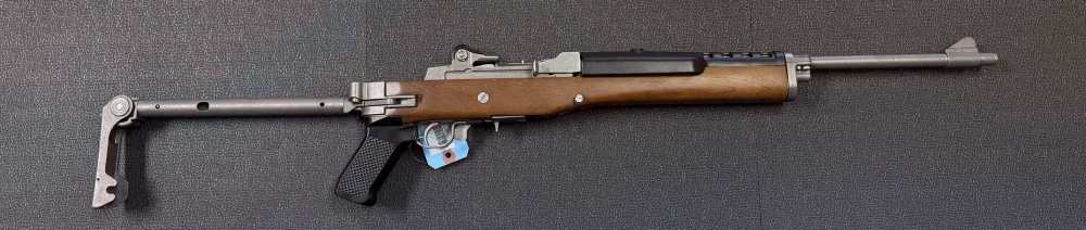 Ruger Mini-14 - .223 Remington - Factory Folding Stock - Stainless Steel-img-1