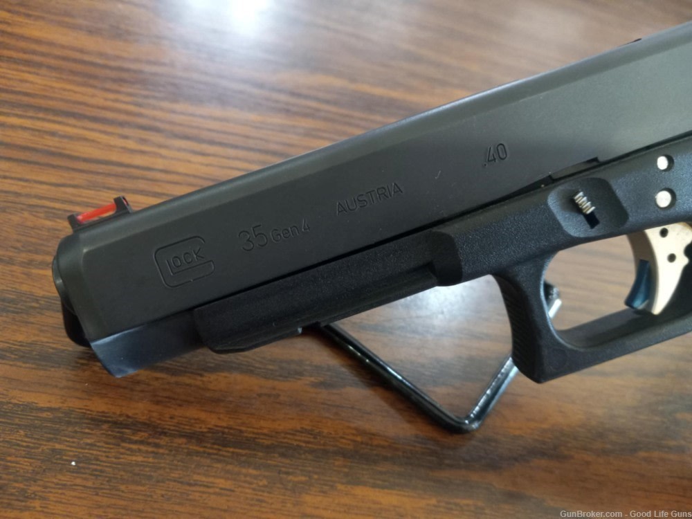 GLOCK 35 GEN 4 40 S&W PISTOL WITH MANY UPGRADES, AMMO & MAGAZINES-img-14