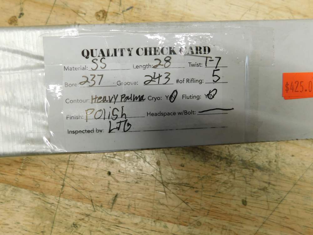 X Caliber 6mm/243 barrel blank-img-1