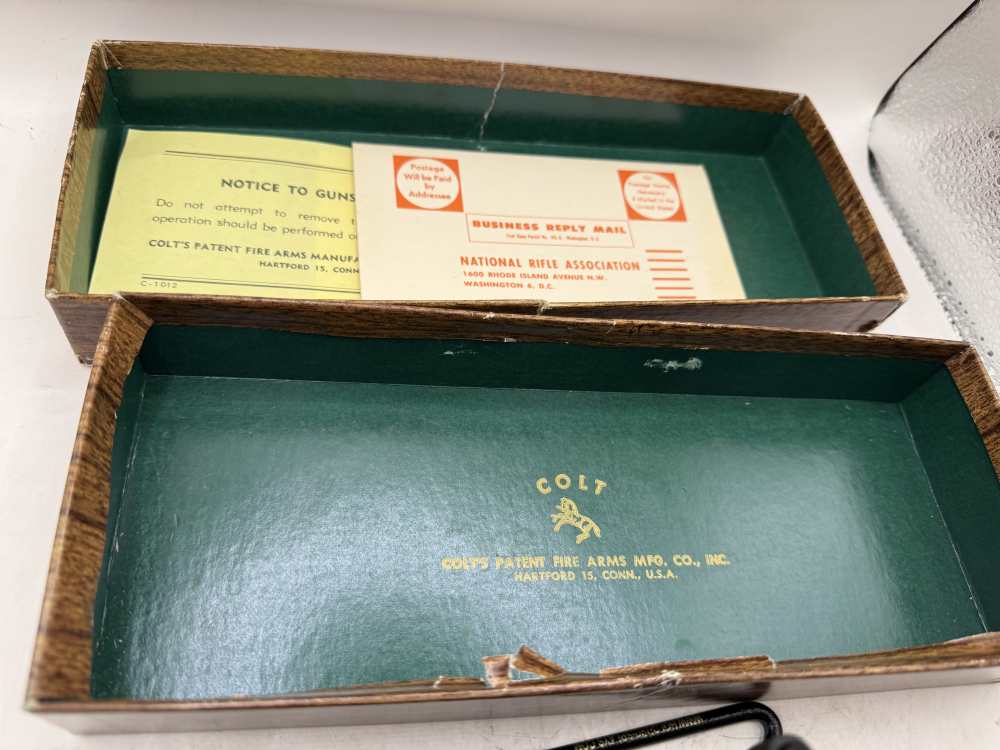 Colt Cobra First Issue Double Action Revolver original Box manual Mint 1964-img-26