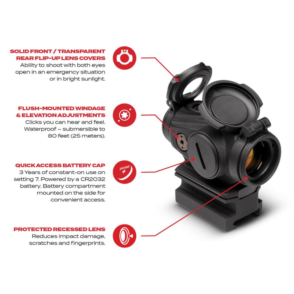 Aimpoint Duty RDS — 2 MOA Red Dot | 39mm Mount | Night Vision Compatible-img-2