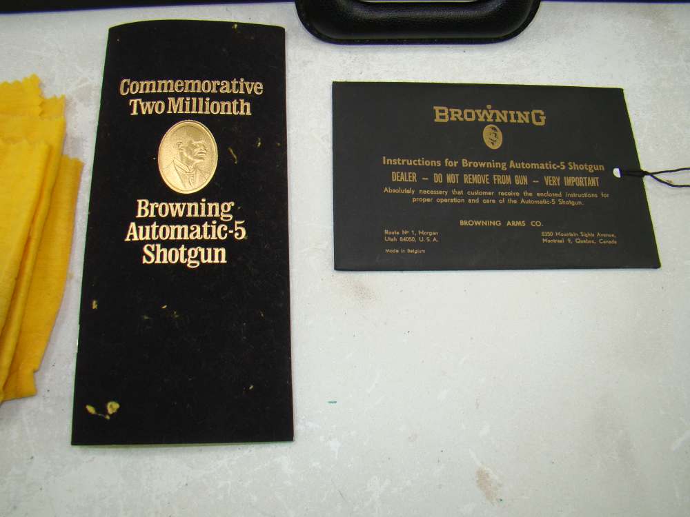 Browning Auto-5 Light Twelve Commemorative Two Millionth-1004 serial-img-1
