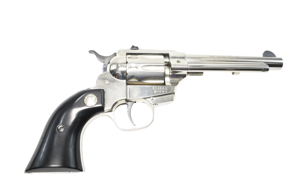 HIGH STANDARD Double Nine W101 9 shot revolver Nickle finish 5.5in MFG 1958-img-1