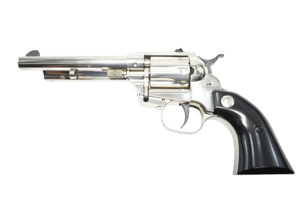 HIGH STANDARD Double Nine W101 9 shot revolver Nickle finish 5.5in MFG 1958-img-0