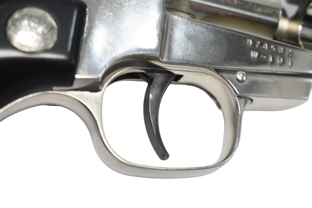 HIGH STANDARD Double Nine W101 9 shot revolver Nickle finish 5.5in MFG 1958-img-20