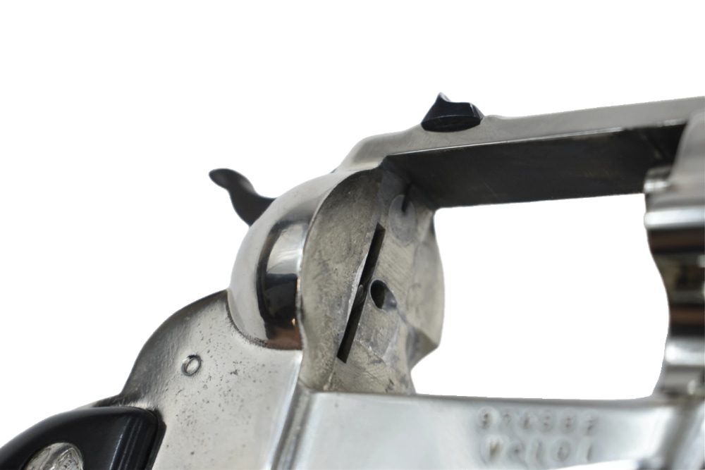 HIGH STANDARD Double Nine W101 9 shot revolver Nickle finish 5.5in MFG 1958-img-19