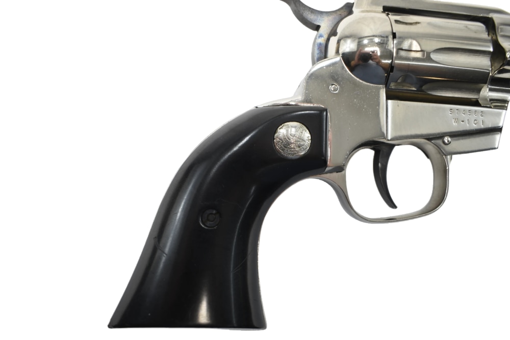 HIGH STANDARD Double Nine W101 9 shot revolver Nickle finish 5.5in MFG 1958-img-2