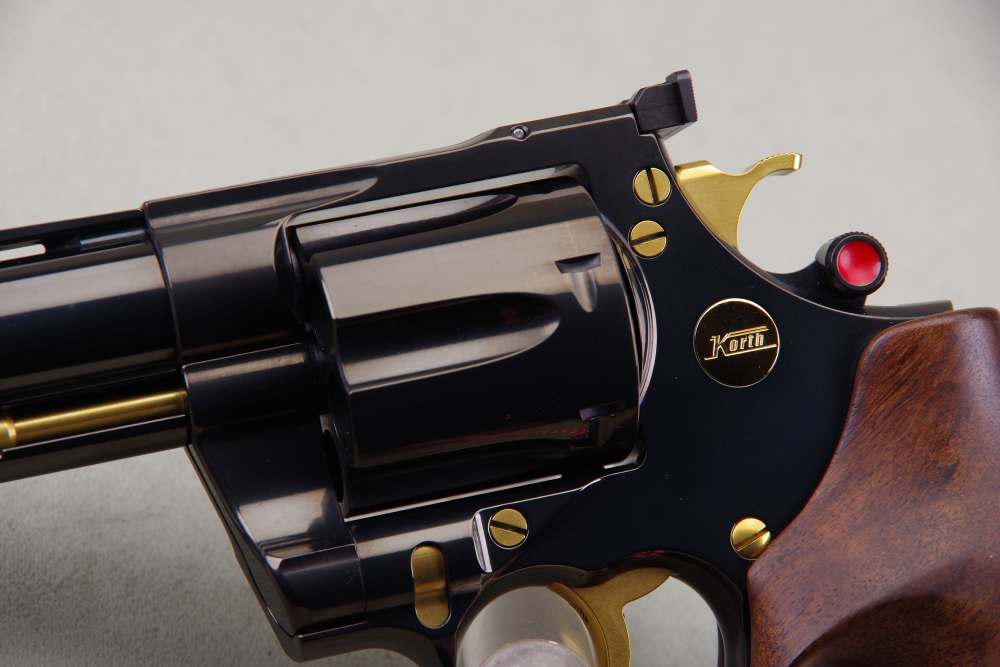 Exceptional & Scarce 2020 Korth Classic 44 Mag 6'' Black DLC 100% NIB-img-12