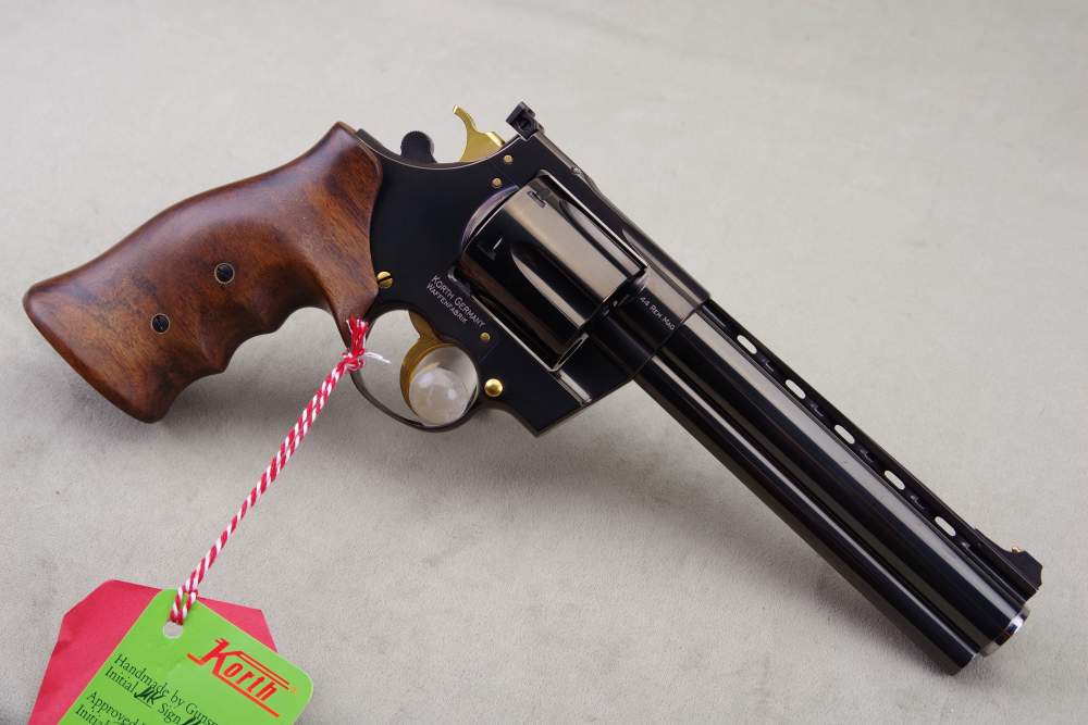 Exceptional & Scarce 2020 Korth Classic 44 Mag 6'' Black DLC 100% NIB-img-37