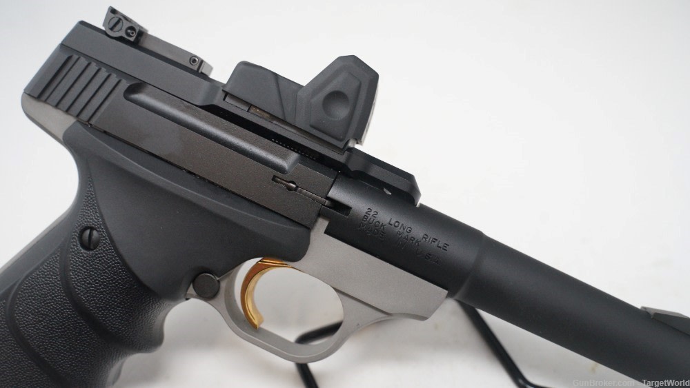 BROWNING BUCK MARK PLUS PRACTICAL .22LR 2 TONE 10 ROUNDS (BW051591490)-img-6
