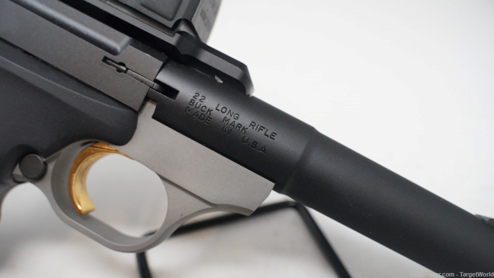 BROWNING BUCK MARK PLUS PRACTICAL .22LR 2 TONE 10 ROUNDS (BW051591490)-img-7