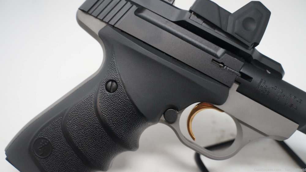 BROWNING BUCK MARK PLUS PRACTICAL .22LR 2 TONE 10 ROUNDS (BW051591490)-img-4