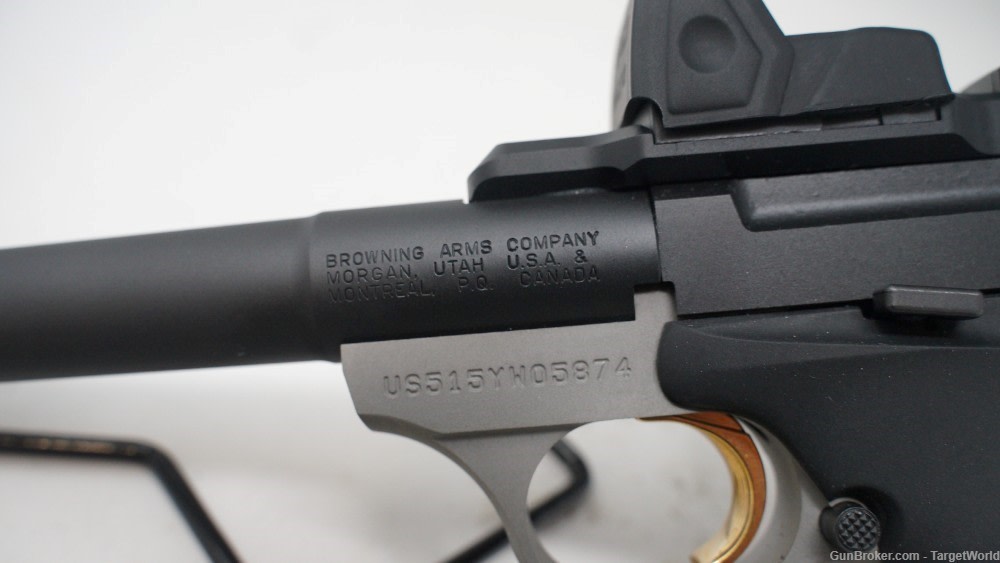 BROWNING BUCK MARK PLUS PRACTICAL .22LR 2 TONE 10 ROUNDS (BW051591490)-img-13