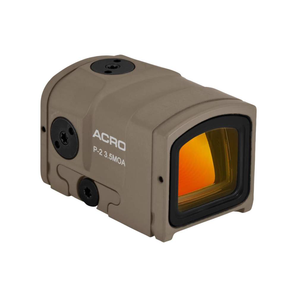 Aimpoint ACRO P-2 FDE — 3.5 MOA Red Dot | Fully Enclosed Reflex Sight-img-0