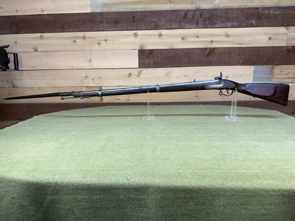 Civil War Confederate Import Austrian Lorenz Percussion Rifle 1863 Dated -img-0
