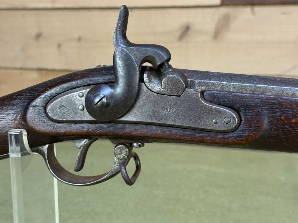 Civil War Confederate Import Austrian Lorenz Percussion Rifle 1863 Dated -img-10