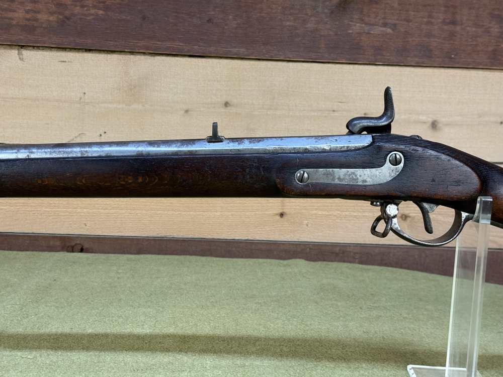 Civil War Confederate Import Austrian Lorenz Percussion Rifle 1863 Dated -img-2
