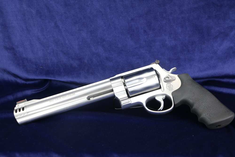 Smith & Wesson 500 Revolver 163501, 500 S&W, 8.38", HiViz Sights, NIB-img-1