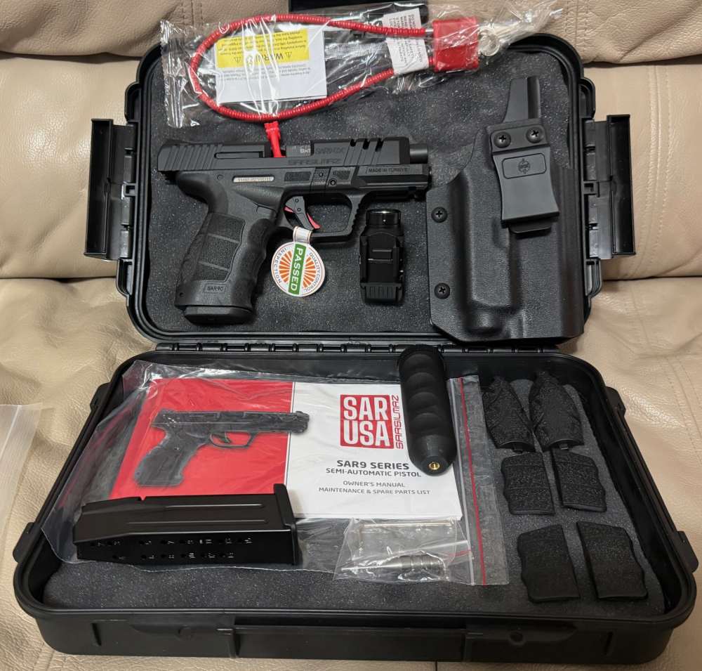 SAR USA SAR9X Compact Black 9MM Pistol-img-2