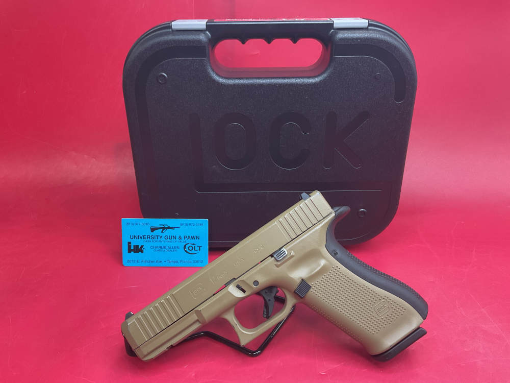 Glock 17 GEN5 9mm 4.5” - FDE - G17 Gen 5 Tan-img-0