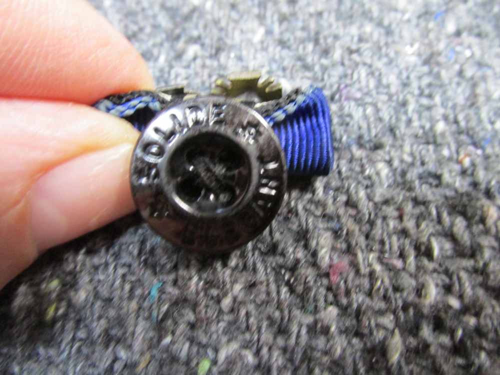6-ORIGINAL WWI/WWII GERMAN BUTTONHOLE RIBBONS; WAR MERIT CROSS, IRON CROSS-img-8