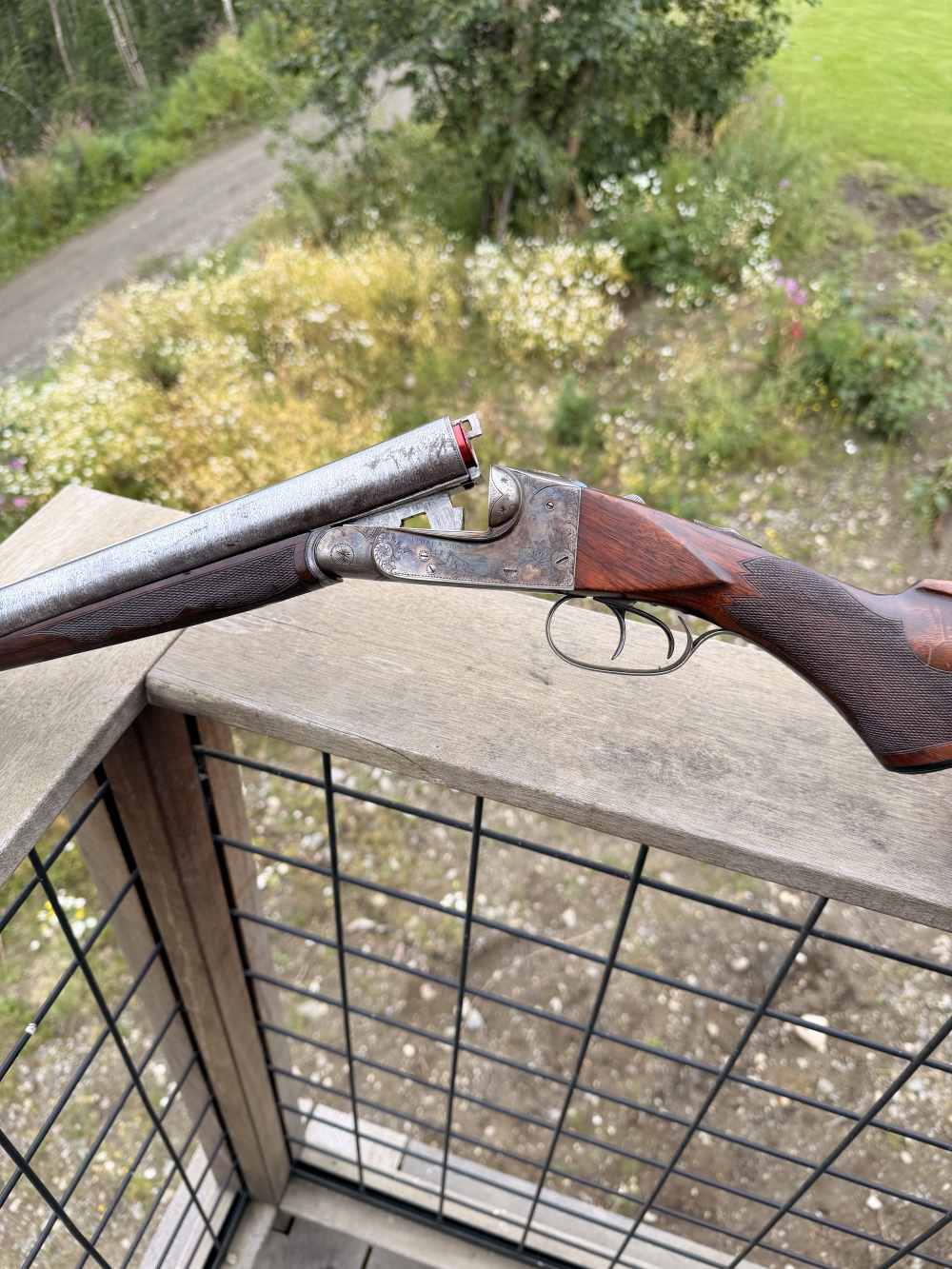 1902 Ithica Gun Co. Grade 3 Ejector, Auto Safety, Double Teigger, 16 Gauge-img-1