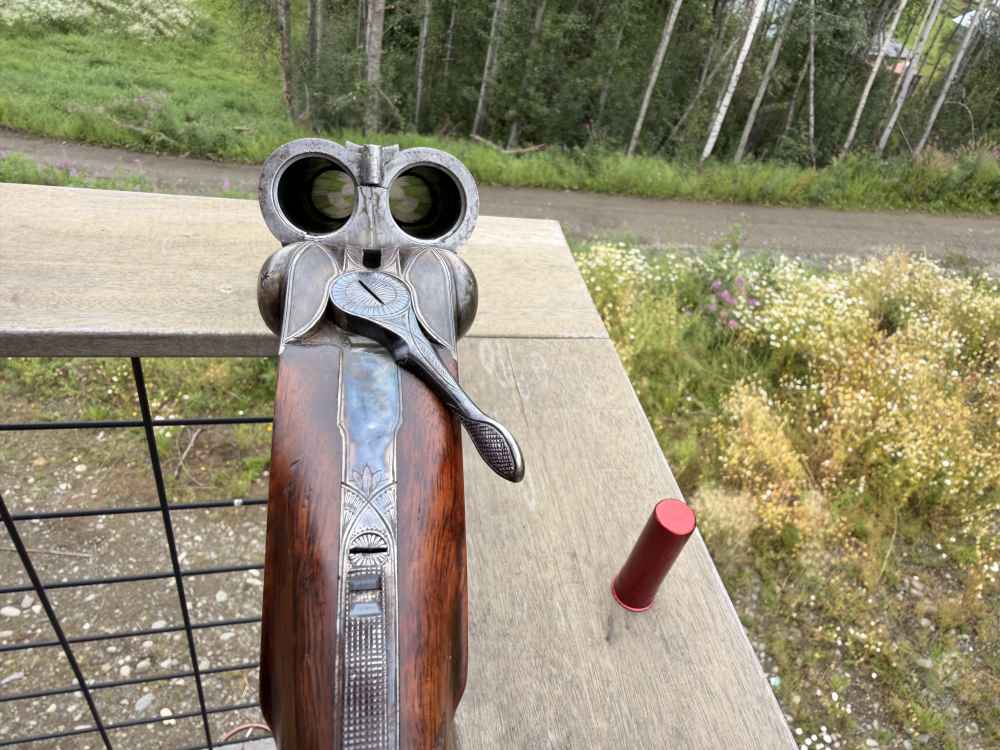 1902 Ithica Gun Co. Grade 3 Ejector, Auto Safety, Double Teigger, 16 Gauge-img-3
