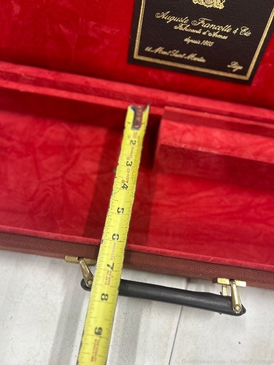 Vintage Shotgun case with Auguste Francotte label -img-3