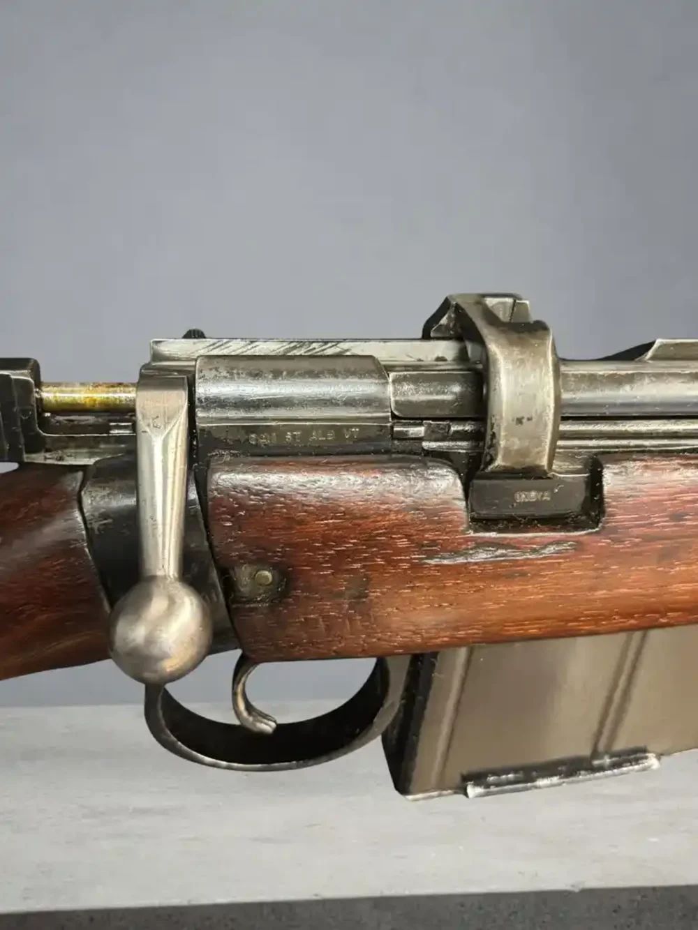 1966 Indian Ishapore Enfield 2A1 7.62 NATO Bolt-Action Military Rifle-img-5