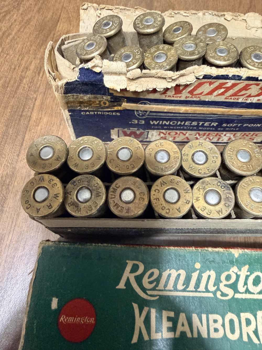 36 Rounds of Vintage 33 WCF 33 Winchester Cartridges-img-1