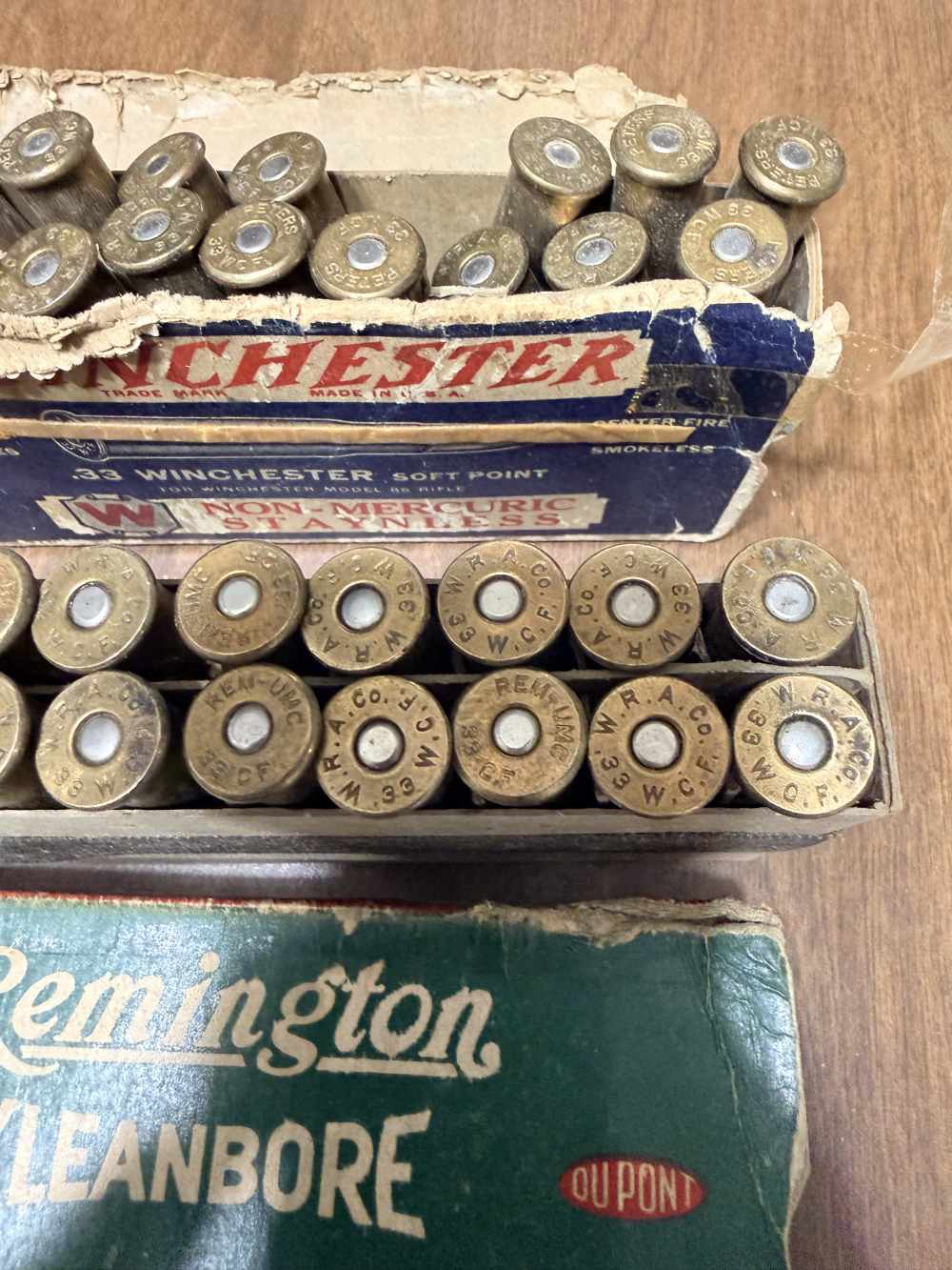 36 Rounds of Vintage 33 WCF 33 Winchester Cartridges-img-2