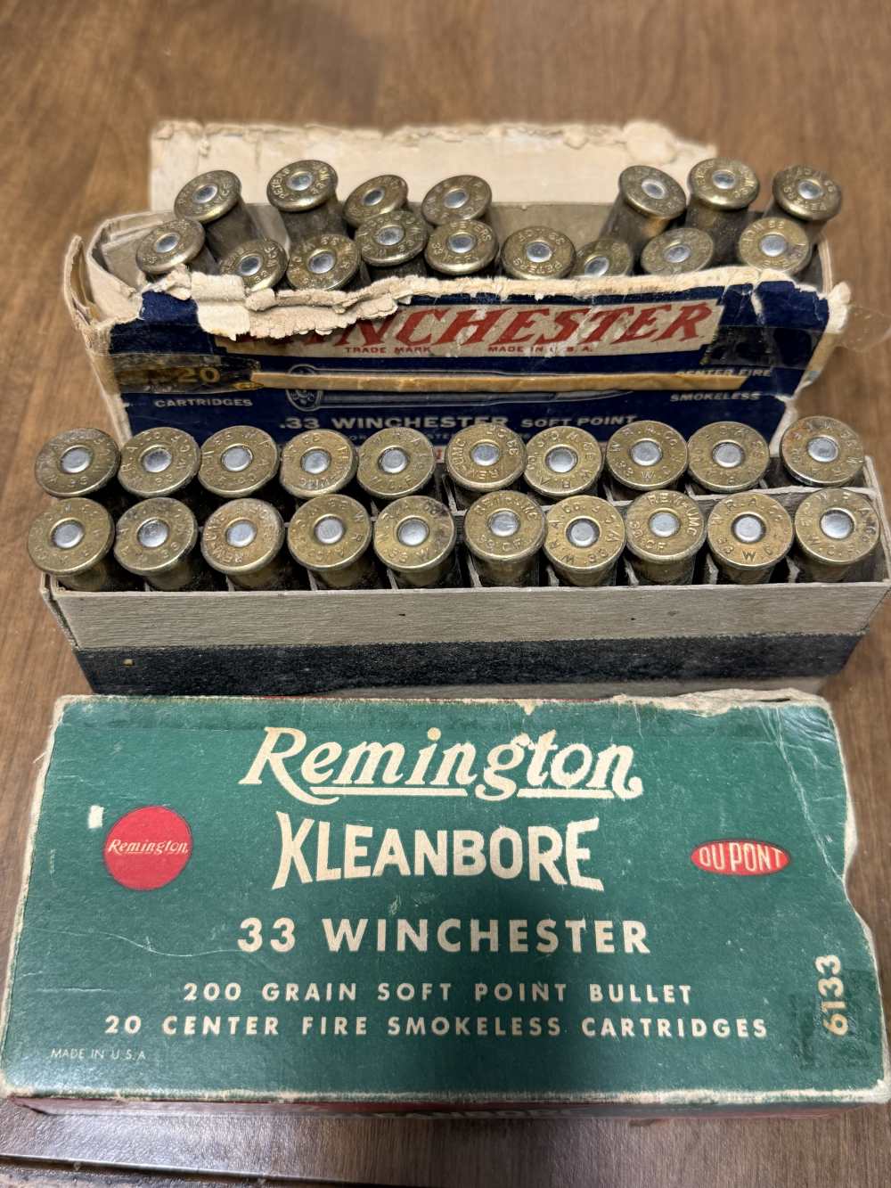36 Rounds of Vintage 33 WCF 33 Winchester Cartridges-img-0