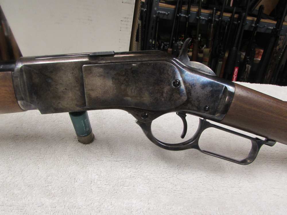 Winchester model 73  1873 Short Rifle GR3 44-40 win in box 534202140-img-4