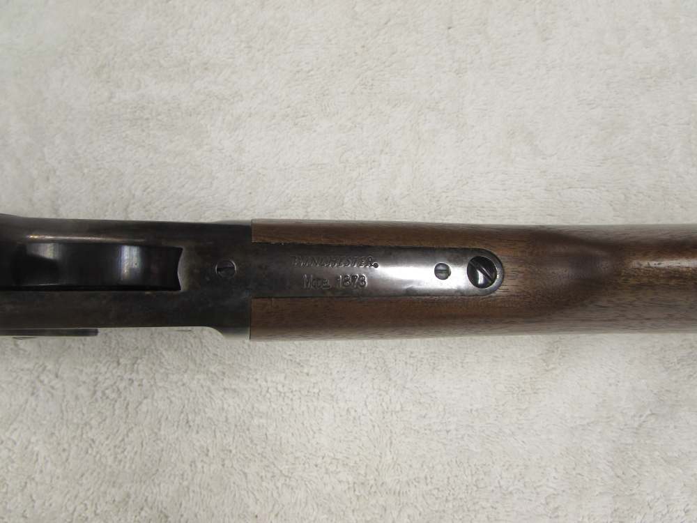 Winchester model 73  1873 Short Rifle GR3 44-40 win in box 534202140-img-13
