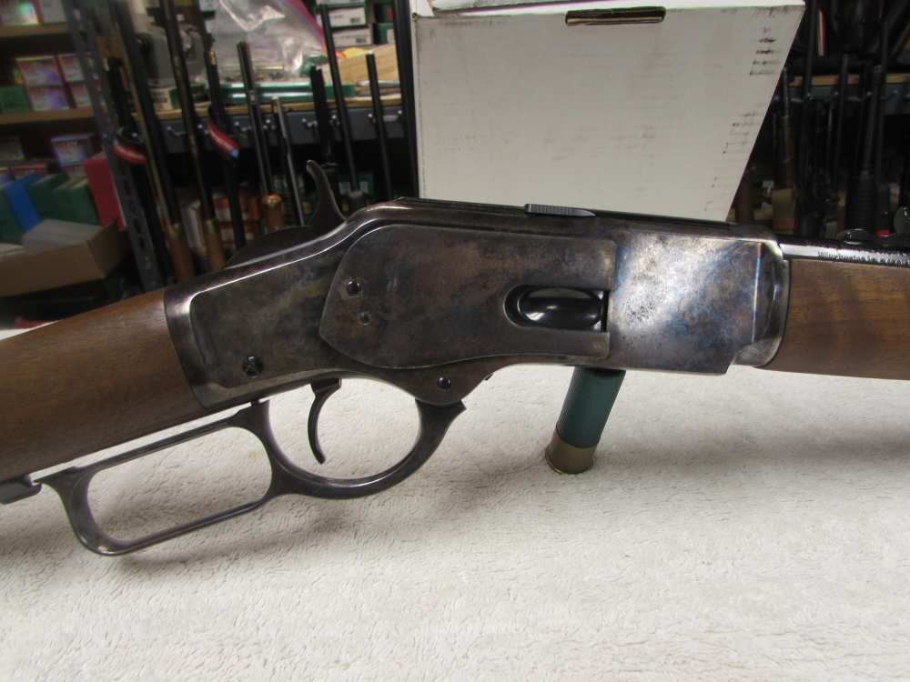 Winchester model 73  1873 Short Rifle GR3 44-40 win in box 534202140-img-2