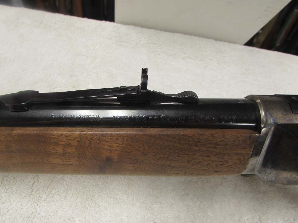 Winchester model 73  1873 Short Rifle GR3 44-40 win in box 534202140-img-7