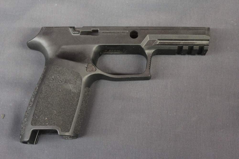 Sig P320 X-Carry 9mm Digital Camo with black and tan grip modules-img-4