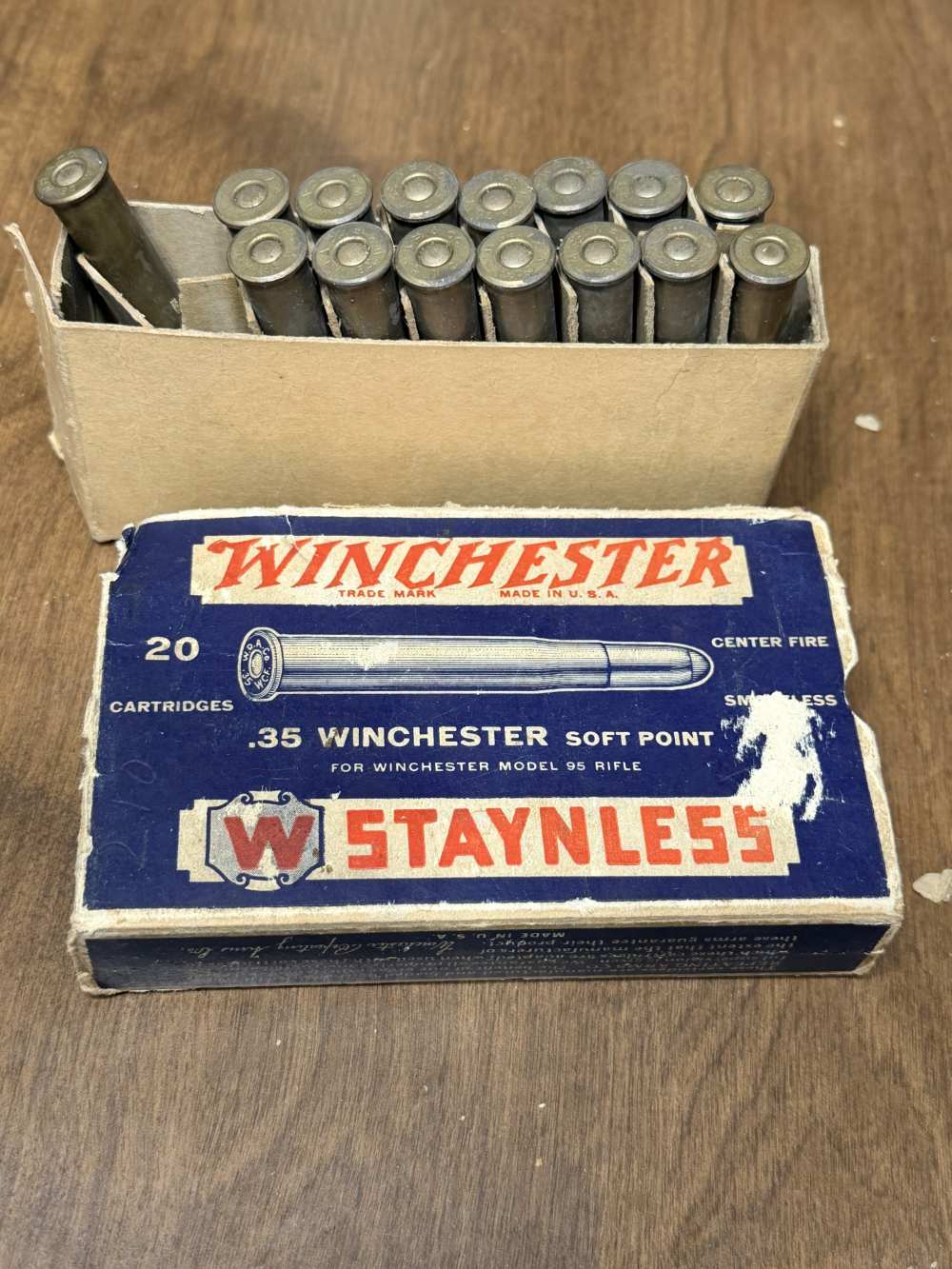 15 rounds of 35 Winchester Cartridges for the model 95 rifle  -img-0