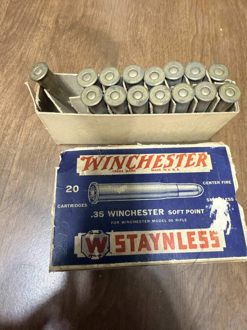 15 rounds of 35 Winchester Cartridges for the model 95 rifle  -img-1