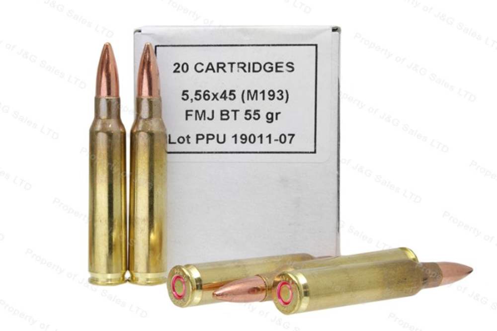 5.56 M193 NATO 55GR FMJ BT Prvi Partizan Ammo 100rds NO CC FEES ..-img-0