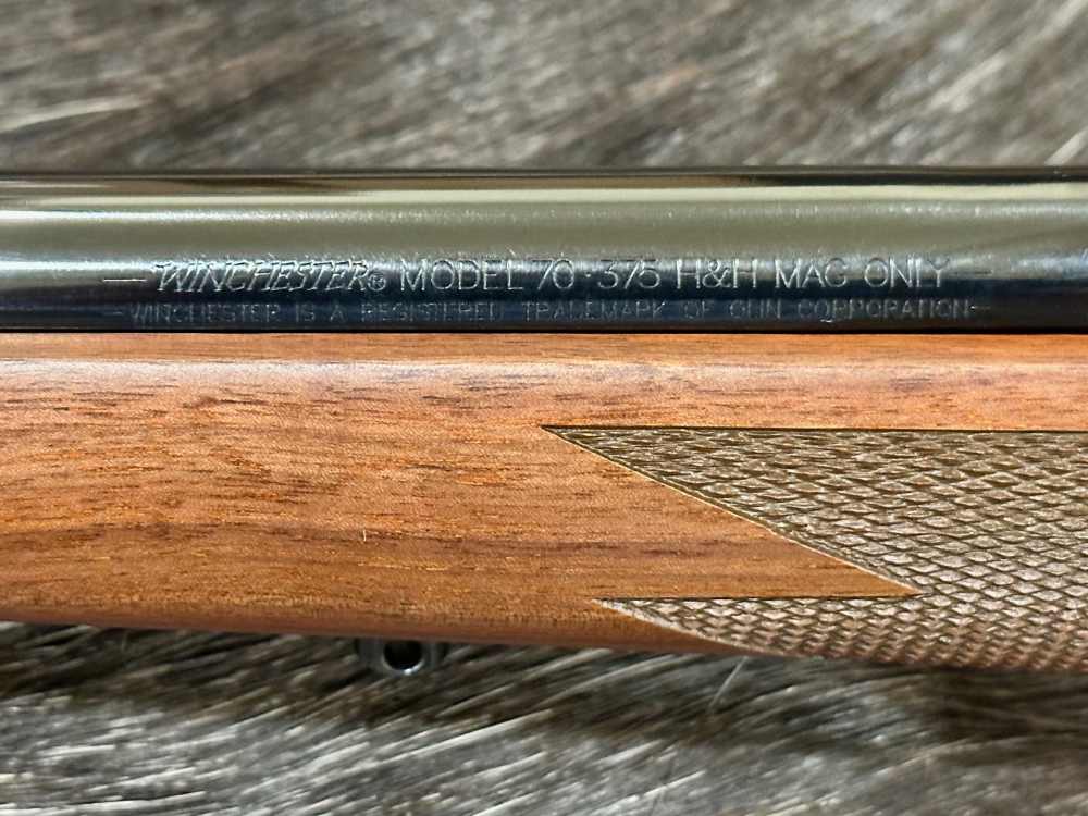 WINCHESTER MODEL 70 ALASKAN 375 H&H MAG 25", GREAT WOOD, FREE SAFARI-img-14